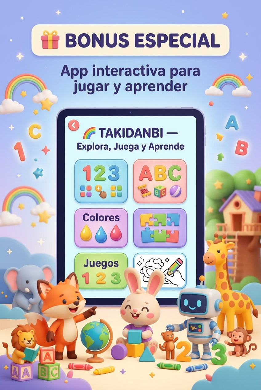 Mi primer mundo de aprendizaje 🌈 + Bonos 🎁 + App interactiva 🎮