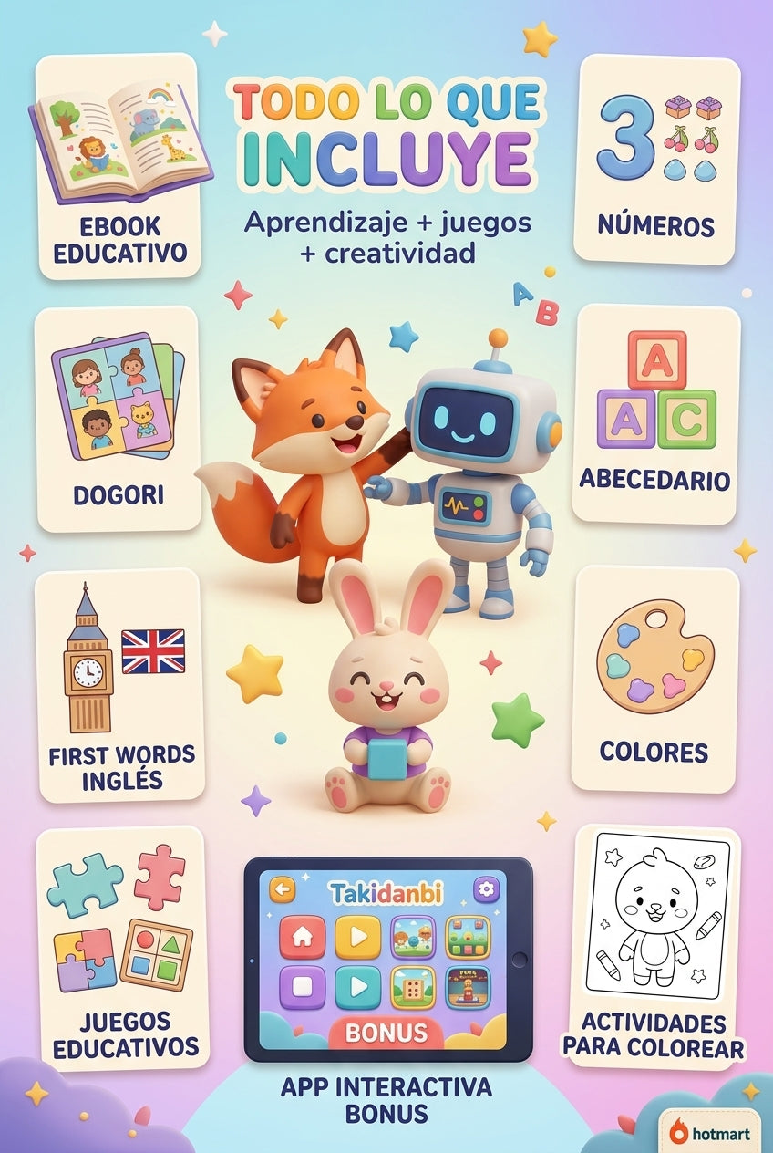 Mi primer mundo de aprendizaje 🌈 + Bonos 🎁 + App interactiva 🎮