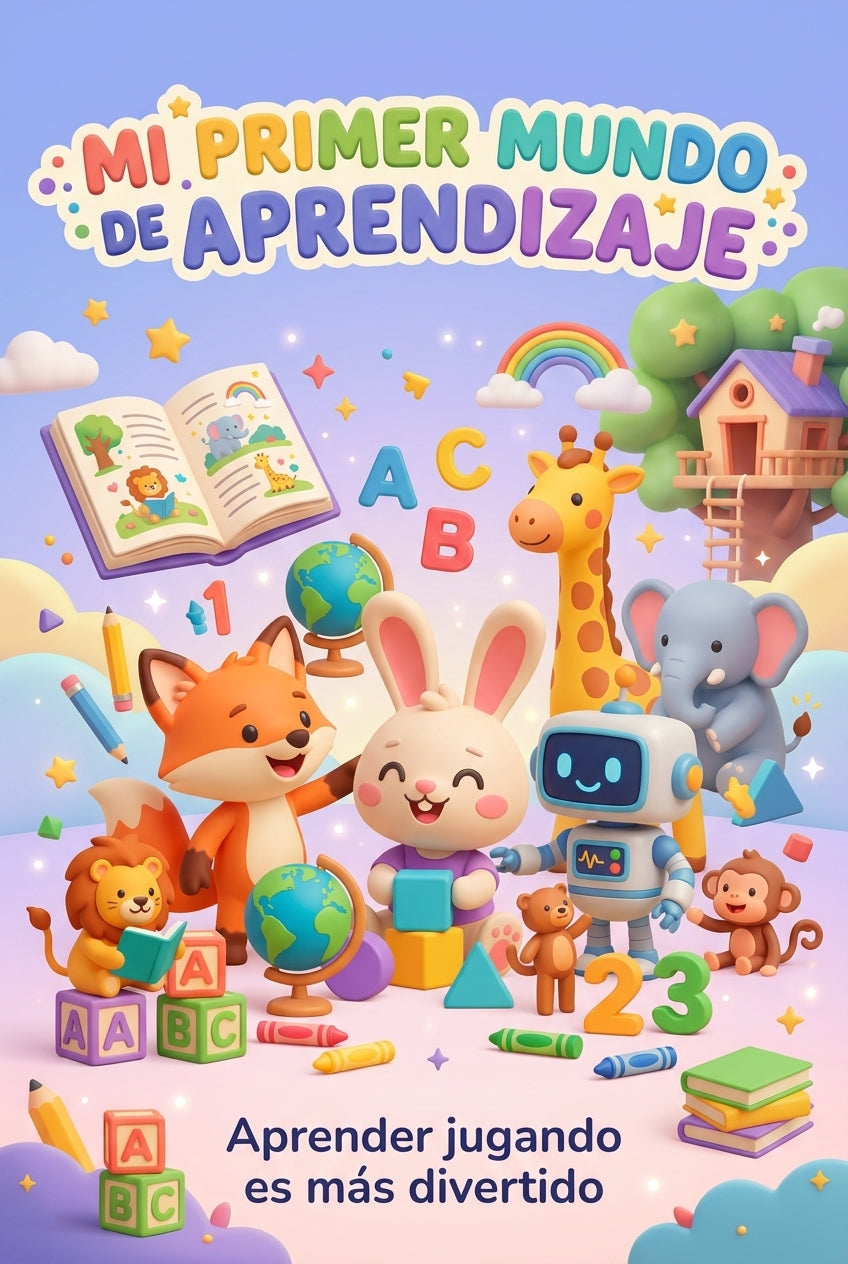 Mi primer mundo de aprendizaje 🌈 + Bonos 🎁 + App interactiva 🎮